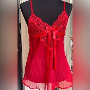 Seductive Wear by Cinema Etoile Sexy Santa Red Festive Lingerie Set Size M
